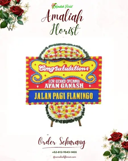 Sewa Papan Bunga Pakujati